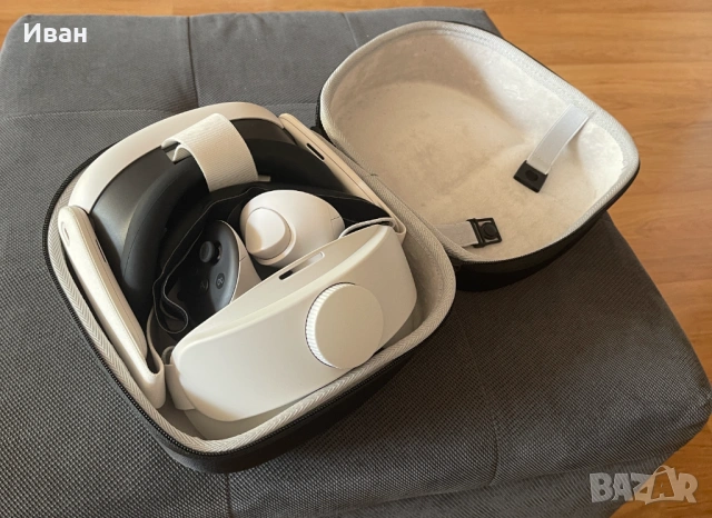 Продавам голям твърд калъф за съхранение на Meta Quest 3 / Quest 3S / Oculus Quest 2 и аксесоари., снимка 5 - Други игри и конзоли - 54043626