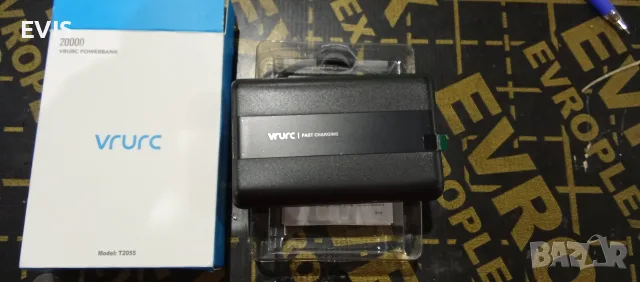 Външна батерия Vrur 20000 mAh, снимка 3 - Външни батерии - 56482002