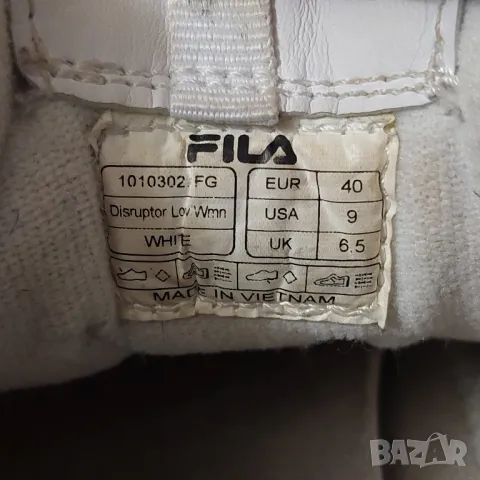 FILA DISRUPTOR LOW 1010302.1FG  номер 40 ДАМСКИ МАРАТОНКИ , снимка 15 - Маратонки - 49214669