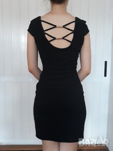 Черна рокля, снимка 4 - Рокли - 29623074