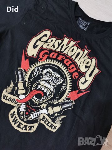 Тениска Gas Monkey Garage, снимка 2 - Тениски - 33759307