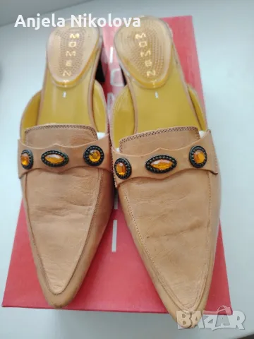 Италиански 100% естествена агнешка кожа , снимка 2 - Дамски ежедневни обувки - 49816032