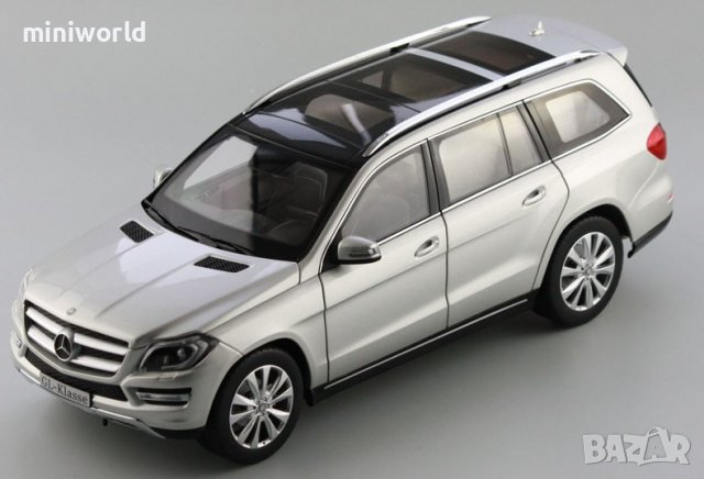 Mercedes-Benz GL-Class X166 2012 silver - мащаб 1:18 на Norev моделът е нов в кутия, снимка 6 - Колекции - 38002550