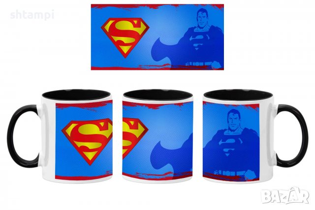 Чаша DC Superman 02,Керамична Чаша, Кафе Чай, Игра,Изненада,Подарък,Повод,Празник,Рожден Ден