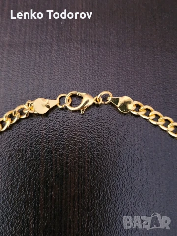 Колие от медицинска стомана с златно покритие , снимка 3 - Колиета, медальони, синджири - 51406939