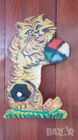 Механичен метален лъв от стрелбище, снимка 5 - Колекции - 29933970