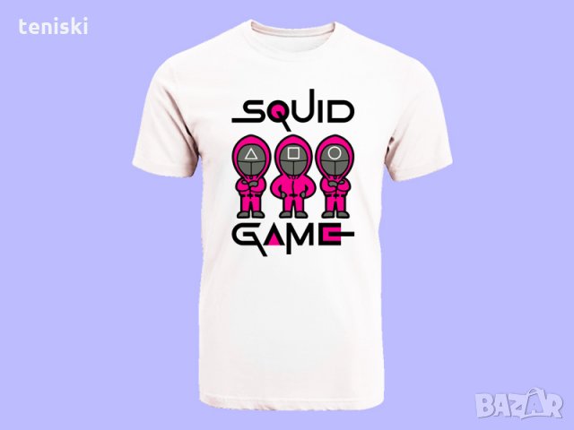  Тениски от сериала Squid Game Игра на калмари 8 модела Мъжки и детски, снимка 6 - Тениски - 34932956