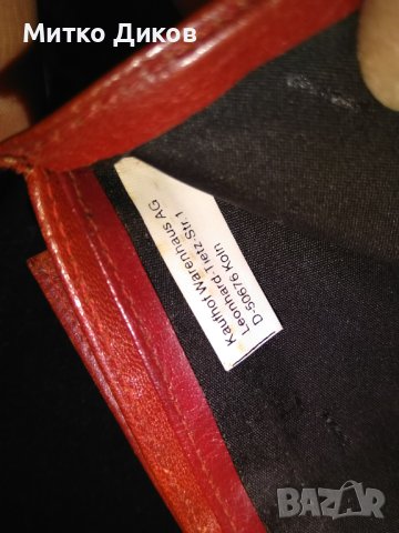 C.Comberti ehtes leder/естествена кожа /портфейл марков  немски размер 125х95мм, снимка 11 - Портфейли, портмонета - 40581022