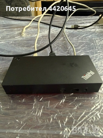 Докинг станция Lenovo ThinkPad Universal USB-C Dock (40AY) , снимка 2 - Мрежови адаптери - 53898468