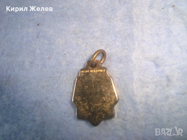СТАР ФРЕНСКИ ПОЗЛАТЕН ЗОДИАКАЛЕН РЕТРО МЕДАЛЬОН с ЕМАЙЛ-ЛАК 60591 , снимка 3 - Антикварни и старинни предмети - 36928745