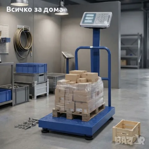 Платформена Електронна везна ACS 300/350кг , 40х50, снимка 3 - Везни - 55720785
