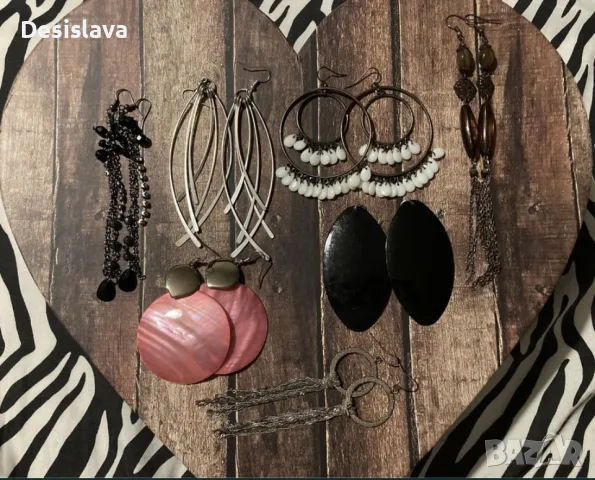 Висящи обеци различни видове, снимка 6 - Обеци - 39710755