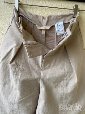 Бежови панталони H&M , снимка 2 - Панталони - 50437610