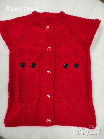 Плетени дрехи, снимка 5 - Жилетки и елечета за бебе - 34935649