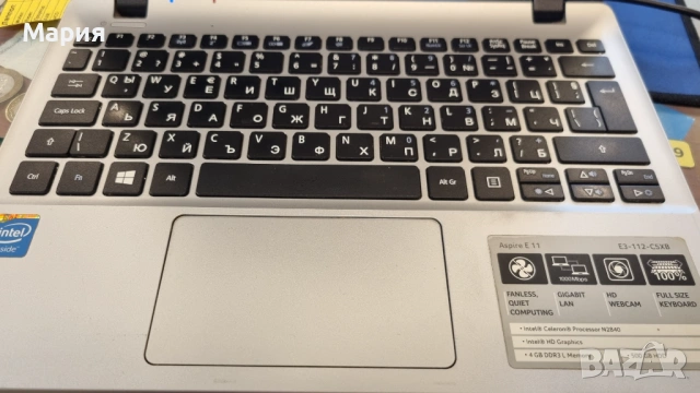 Лаптоп Acer Aspire E11 (E3-112C5XB) – за части, снимка 2 - Части за лаптопи - 53912718