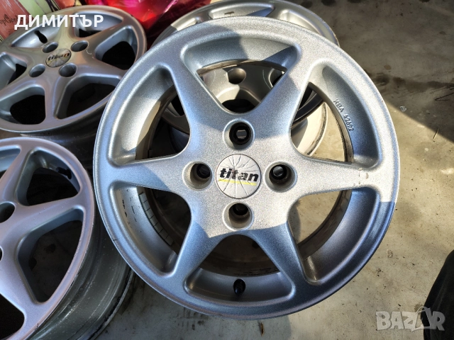 4бр.АЛУМИНИЕВИ ДЖАНТИ 14ки TITAN 4x108 6J ET20 за PEUGEOT,CITROEN, снимка 2 - Гуми и джанти - 52322962