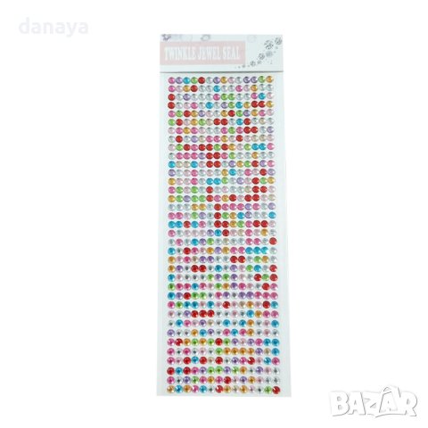 3998 Самозалепващи многоцветни камъчета за декорация, снимка 4 - Други - 42720866