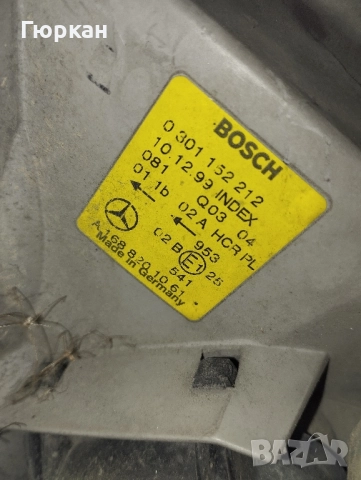 Оригинал Фарове за  Mercedes  W168, снимка 3 - Части - 52225460