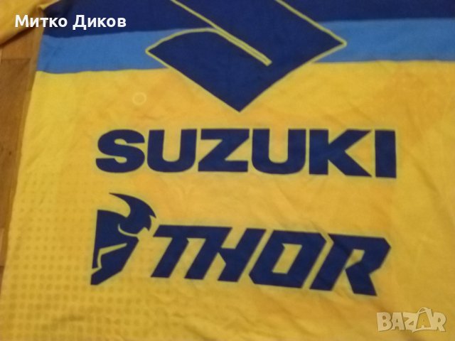 Suzuki akrapovic Thor маркова тениска мотори размер реален ХХЛ, снимка 3 - Други спортове - 42792594