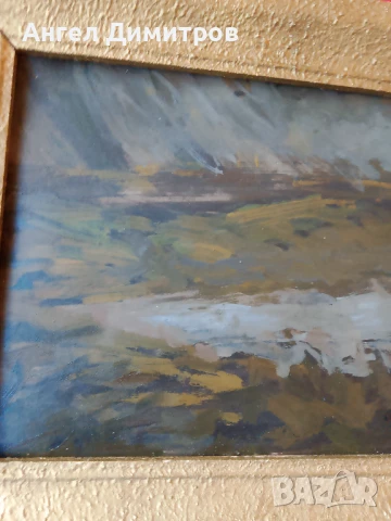 Ангел Ботев маслена картина , снимка 3 - Картини - 51042811