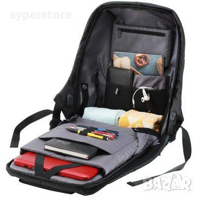 Раница за лаптоп CANYON CNS-CBP5BB9 15.6" Черна Anti-theft Notebook Bagpack, снимка 2 - Други - 30334423