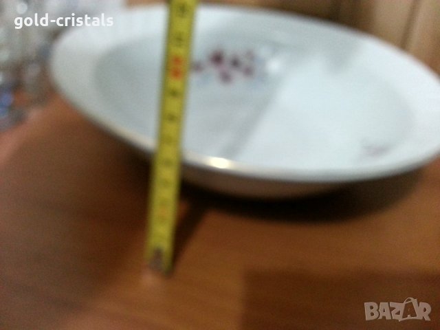 Стар български порцелан купа , снимка 5 - Антикварни и старинни предмети - 35031427