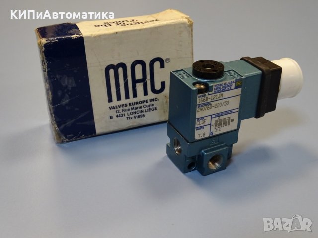 Пневматичен разпределител MAC 166B-121JM pneumatic valve, снимка 1 - Резервни части за машини - 39374273