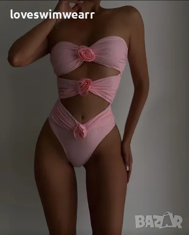 Цял бански с рози, снимка 2 - Бански костюми - 48265152