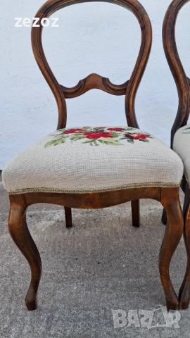 Ретро столове 2бр.№066, снимка 7 - Столове - 52801543