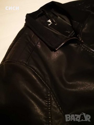 Кожено яке 4хл, снимка 5 - Якета - 31167288