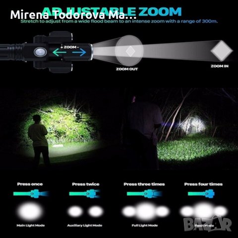 Фенерче за колело нощно каране със силна светлина 3 лед LED фенерче с форма на самолет, снимка 3 - Аксесоари за велосипеди - 37799724