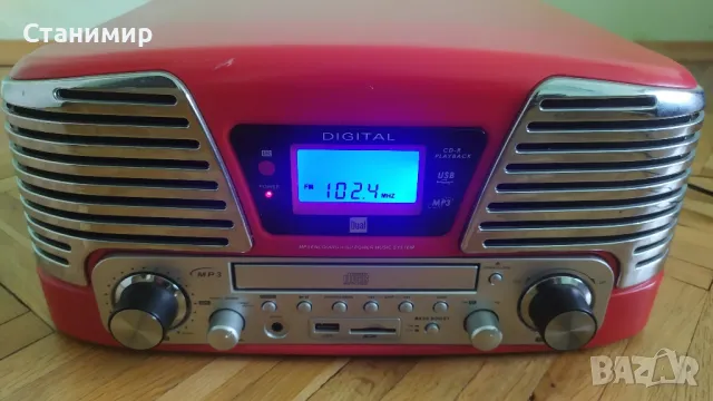 Ретро стерео система Dual NR6 - грамофон, FM радио, CD, MP3, USB, SD card, снимка 2 - Грамофони - 50235494