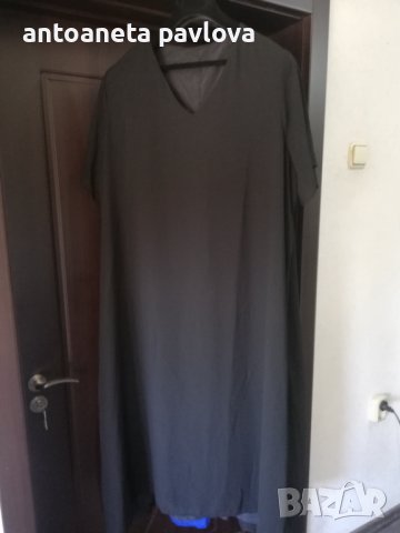 Дълга черна рокля, снимка 10 - Рокли - 42494845