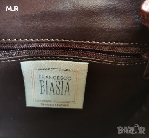 Дамска чанта от естествена кожа Francesco Biasia , снимка 5 - Чанти - 30681065