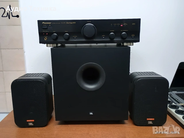 PIONEER A-209R+JBL SUB SCS 75+JBL CONTROL ONE. Перфектни! Супер звук! 