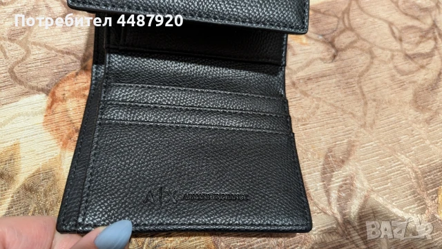 Портфейл ARMANI Exchange, снимка 8 - Портфейли, портмонета - 50569552