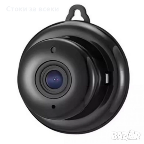 Мини HD камера V380 - Wi-Fi, IR нощно виждане и запис до 64G, снимка 2 - Камери - 53258167