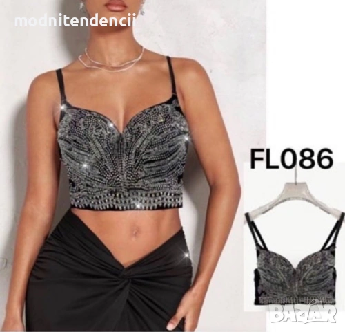 ефектен дамски топ, снимка 2 - Корсети, бюстиета, топове - 53006122