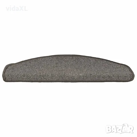 vidaXL Изтривалки за стълби, 15 бр., 65x21x4 см, сиви, полукръгли, големи, снимка 4 - Изтривалки - 56146108