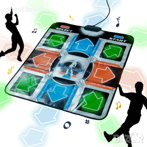 Музикално килимче за танцуване пред телевизор с вградени игри и песни, снимка 6 - Настолни игри - 51113724