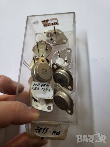 Стабилизатор на напрежение 7815(метален корпус ) TESLA - 15 волта на 1,5 ампера, снимка 1 - Друга електроника - 39643348