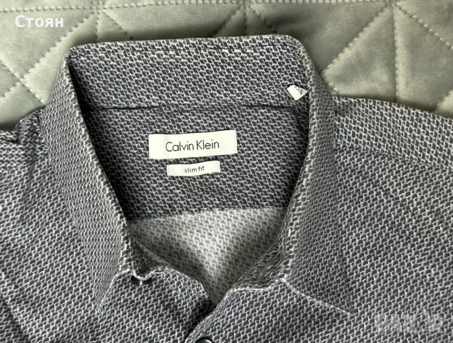 Мъжки ризи Calvin Klein s размер комплект, снимка 8 - Ризи - 56144213