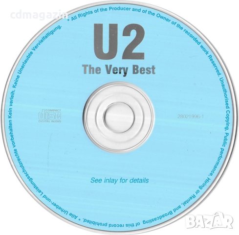 Компакт дискове CD U2 – The Very Best, снимка 3 - CD дискове - 40528469