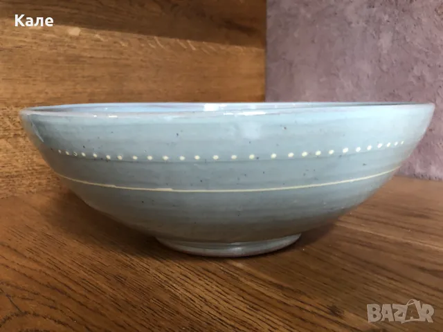 Керамична купа огромна ръчна изработка декорация