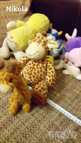 Плюшени играчки - жирафи - мече - еленче - милка крави и др 16бр., снимка 18 - Плюшени играчки - 29335844