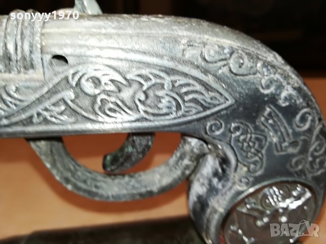 пищов запалка с постамент-внос гърция 2308211105, снимка 5 - Антикварни и старинни предмети - 33894504