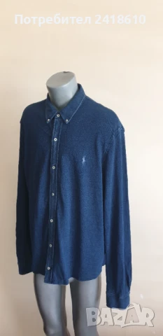 POLO Ralph Lauren FeatherWeight Mesh Pique Cotton Mens Size 2XL ОРИГИНАЛ! Мъжка Риза!, снимка 9 - Ризи - 50820998