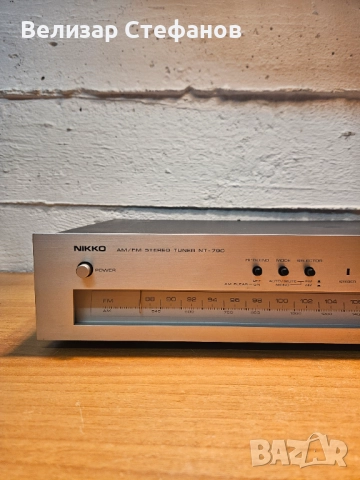 Стерео тунер NIKKO NT-790, снимка 2 - Ресийвъри, усилватели, смесителни пултове - 51584943