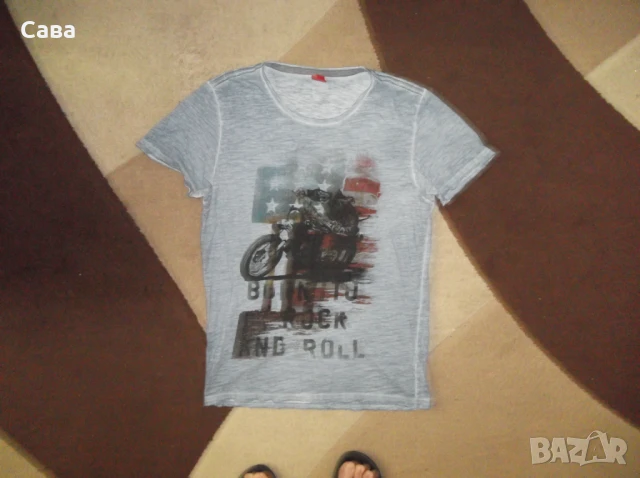 Тениски S.OLIVER  мъжки,М-Л , снимка 5 - Тениски - 37564665