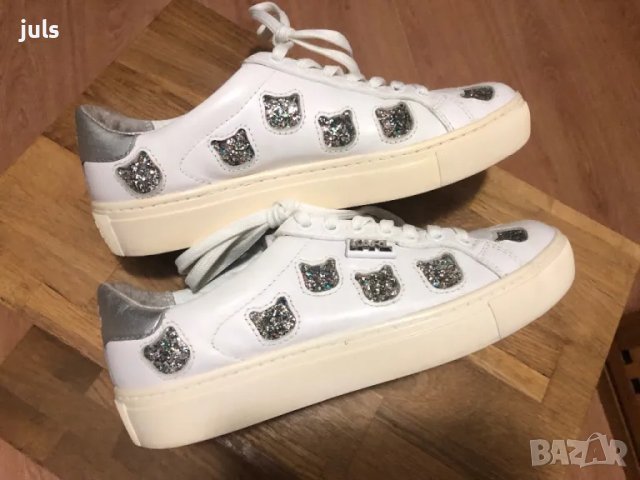 Karl Lagerfeld - дамски сникърси, снимка 9 - Маратонки - 49337830